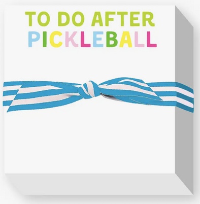 To Do After Pickleball Chubbie Notepad