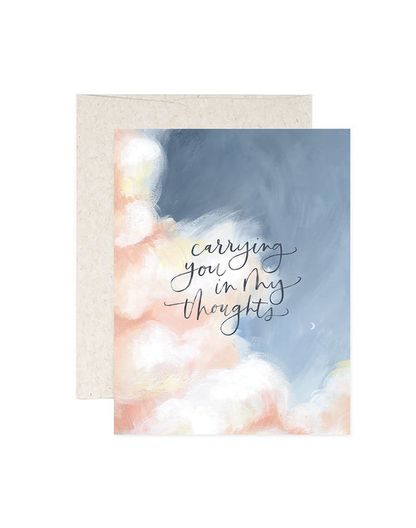 Carrying You in My Thoughts Card