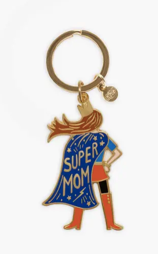 "Super Mom" Acrylic Keychain