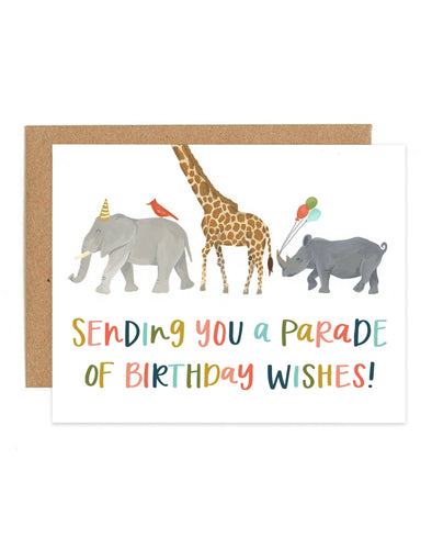 1canoe2 | One Canoe Two Paper Co. - Birthday Parade Greeting Card