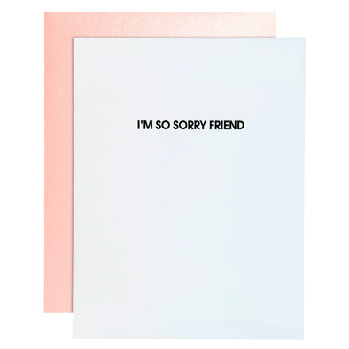 Sorry Friend Card