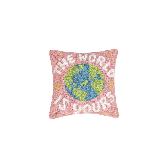 The World Is Yours Hook Pillow