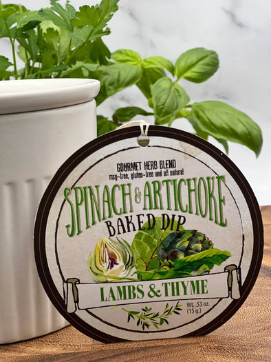 Lambs & Thyme - Spinach & Artichoke Baked Dip - Half Dozen