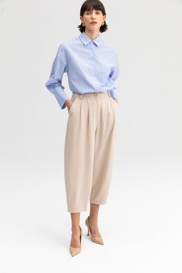 Touche Prive - HIGH WAIST BAGGY TROUSERS