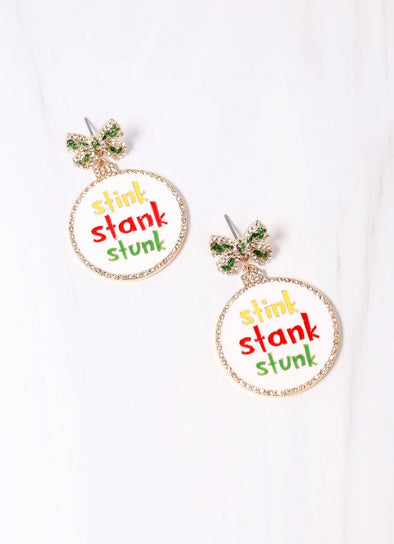 Caroline Hill - Stink Stank Stunk Earring WHITE