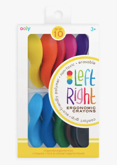 Left & Right Crayons