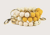 Hands-Free Silicone Beaded Keychain Wristlet