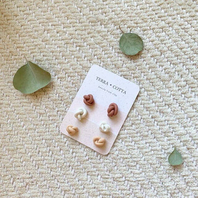Terra•Cotta - Knotted Stud Pack