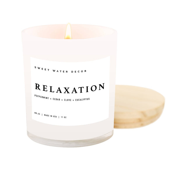 Sweet Water Decor - Relaxation 11 oz Soy Candle - Home Decor & Gifts