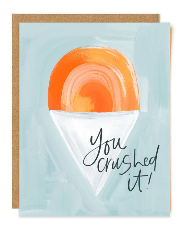 1canoe2 | One Canoe Two Paper Co. - Crushed It Snow Cone Congratulations Greeting Card